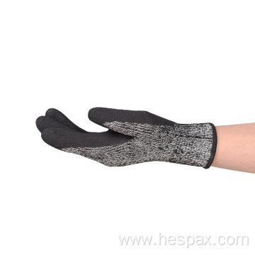 Hespax Safety Anti-cut Work Gloves Nitrile Mechanic Industry
